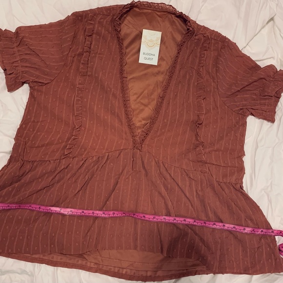 2XL New Boutique Blouse in Mauve - Picture 9 of 9